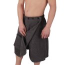 Sauna Kilt "Frottier" Anthrazit - 60x145cm "Herren"