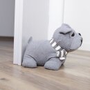 Türstopper Mops/Bulldogge 25x20cm ( Silber )