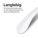 Schuhlöffel, Schuhanzieher im 2er Set ( 58cm & 16,5cm ) - Weiß