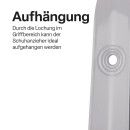 Schuhlöffel Metall, 3er Set ( 16,5cm, 58cm, 79cm ) - Weiß