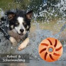 Hunde Spiralball Ø7cm "2er Pack" - Orange