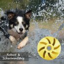 Hunde Spiralball Ø7cm "2er Pack" - Gelb