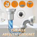 Abflussschlange Abflussreiniger & Verstopfungsentferner, 50,5cm - 4er Pack (4 Stück)