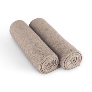 Microfaser Geschirrtuch Sunshine 300gsm - 65cm x 45cm - ( 2er Pack ) Taupe