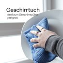 Microfaser Geschirrtuch Double Face 300gsm - 60cm x 40cm - ( 2er Pack ) Anthrazit