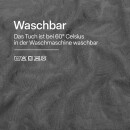 Microfaser Geschirrtuch Hoch-Tief 220gsm - 65cm x 45cm - ( 2er Pack ) Anthrazit