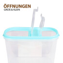 Frischhaltebox Schüttdose 1,4 Liter - 2er Pack ( 2 Stück ) Türkis