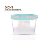 Frischhaltebox Schüttdose 1,4 Liter - 4er Pack ( 4 Stück ) Türkis