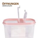 Frischhaltebox Schüttdose 2,8 Liter - 2er Pack ( 2 Stück ) Altrose