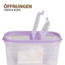 Frischhaltebox Schüttdose 2,8 Liter - 8er Pack ( 8 Stück ) Lila