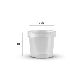 Vorratsdosen Kunststoff 35ml - 24er Pack (24 Stück)