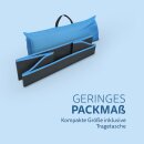 Faltbares Reisebett 60cm x 43cm Blau