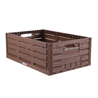 Faltbare Klappbox in Holzoptik - 60cm x 40cm