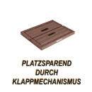 Faltbare Klappbox in Holzoptik - 60cm x 40cm ( 1 Stück )