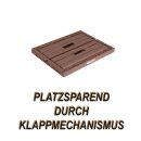 Faltbare Klappbox in Holzoptik - 60cm x 40cm ( 2 Stück )