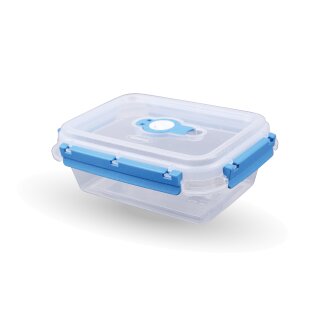 Frischhaltebox 0,9L - Lunchbox im Set Blau - 1er Pack ( 1 Stück )