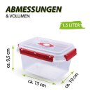 Frischhaltebox 1,5L - Lunchbox im Set