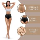 Damen Hüftslip 5er Pack - Schwarz / Beige XL / 48-50