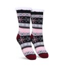 Hüttensocken "Schneeflocke" - Schwarz -...