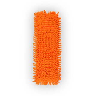 Bodenwischer Ersatzbezug Mikrovelour / Chenille - Orange