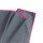 Sporttuch gerollt "grau" farbige Biese 40x80 cm - Pink