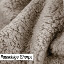 Kuscheldecke "Teddy Fleece" Sherpa/Flanell, 150x200cm Beige