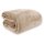 Kuscheldecke "Teddy Fleece" Sherpa/Flanell, 150x200cm Beige