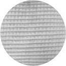 Kuscheldecke Jacquard Flanell - 130x170 cm - Hellgrau