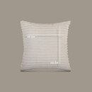 Kissenhülle - Cord Optik Creme 40 x 40 cm ( 2er Pack )