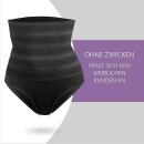 Bauchweg Unterhose - Bikinislip Schwarz S - 36/38