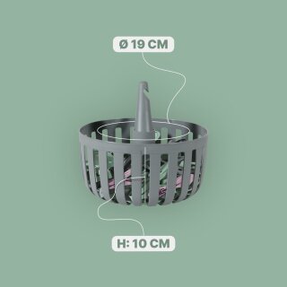 30 Wäscheklammern mit Korb zum aufhängen