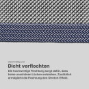 Stretchgürtel - 85cm - Blau & Weiß