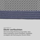 Stretchgürtel - 105cm - Blau & Weiß