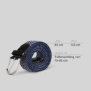 Stretchgürtel 2er Pack 85cm Blau & Weiß