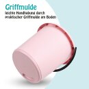 Eimer 5 Liter - Kunststoffbügel Rosa-1er Pack ( 1 Stück )