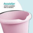 Eimer 5 Liter - Kunststoffbügel Rosa-1er Pack ( 1 Stück )