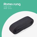 Gummiband 2,5 m x 2,5 cm - Schwarz