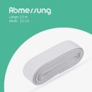 Gummiband 2,5 m x 2,5 cm - Weiß