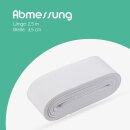 Gummiband 2,5 m x 3,5 cm - Weiß