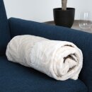 Flanell Kuscheldecke "Soft Touch" 130x170 - bella casa - Beige Ornament