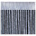 Fadenvorhang Metallic-Streifen silber - silber metallic ca. 140 x 250cm