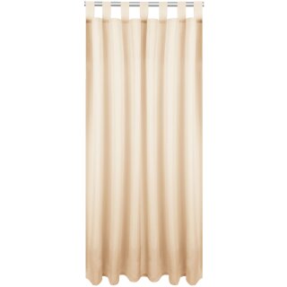 Dekoschal Ellen Schlaufen, 140x145 cm - Beige