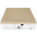 Trockner- und Waschmaschinenbezug 60 x 60cm - Beige