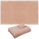 Tierdecke Katzendecke Mikrofaser ca. 70x100 cm beige - hellbraun