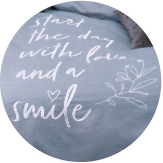 Smile with Love ( blau )